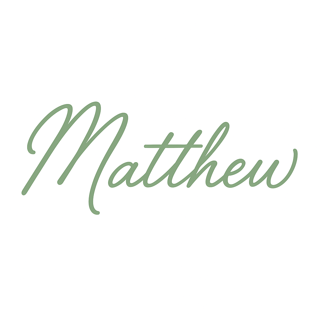 Matthew's signature