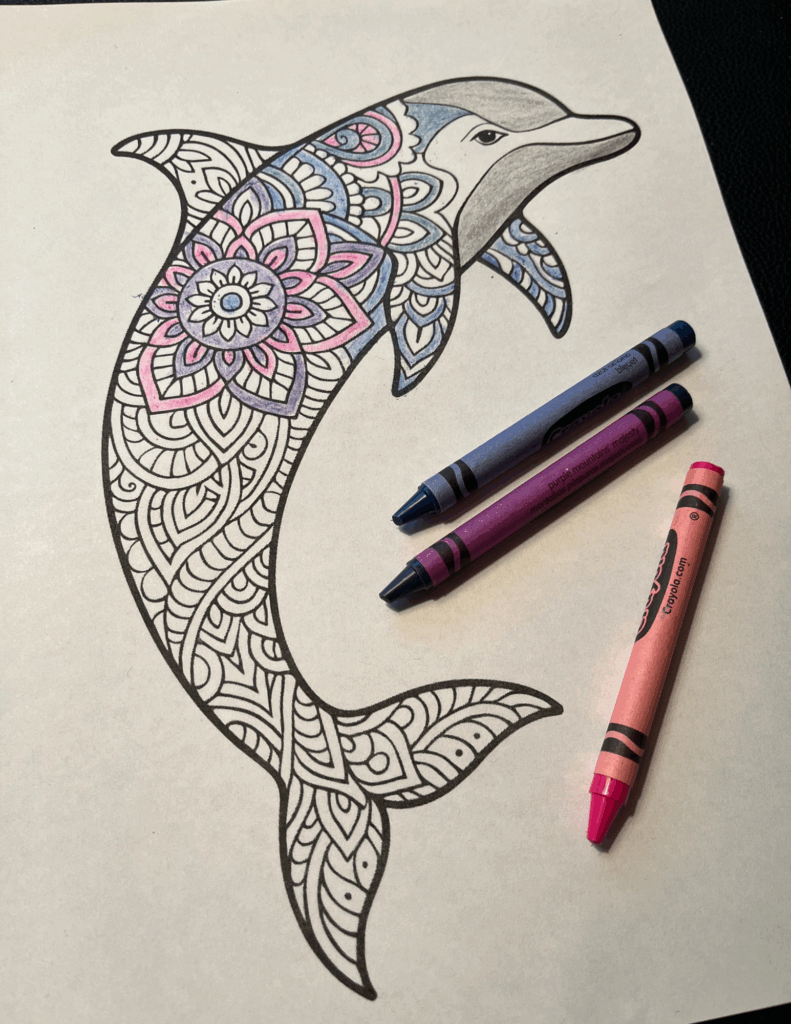 Pens and markers for mandalas