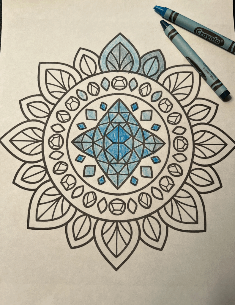 Start a coloring ritual