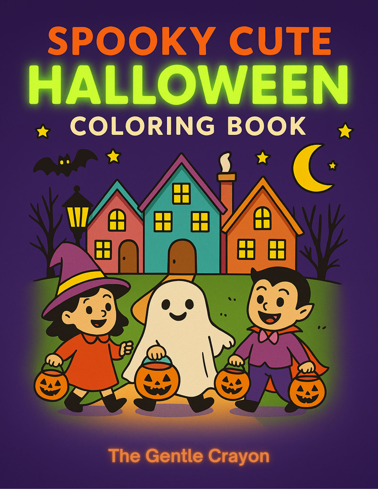 Spooky Cute Halloween Coloring Book