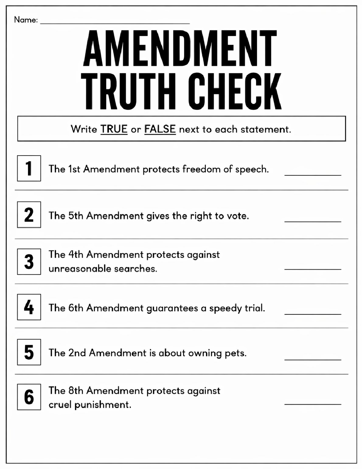Amendment activity preview